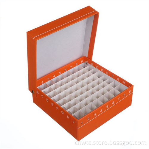 100 Holes 1.8ml Paper Freeze Cardboard Cryotube Box: Product Title and Search Engine Keyword Cluster